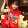 PP Cotton Zodiac Sheep Doll Chinese Style Fabric Pendant Portable Lamb Doll  Party Souvenir
