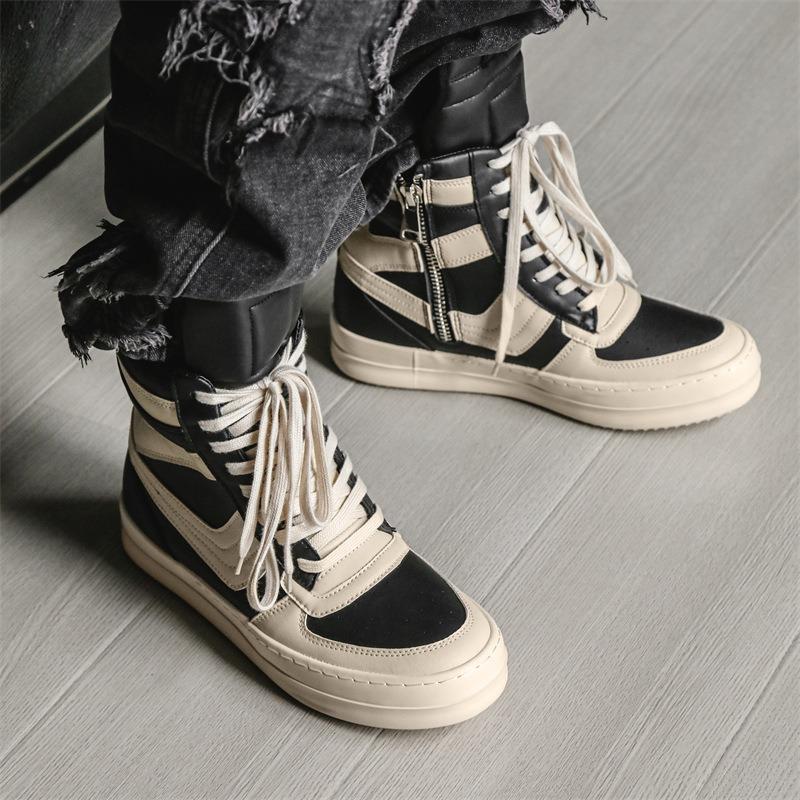 Fashion Shoes for Men Fashion Casual High-top Men Shoe Men Retro Versatile Comfort Locomotive Sports Casual Board Shoe Zapatillas Hombre