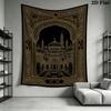 Muslim Wall Tapestry Aesthetic Wall Hanging Printed Fabric Blanket Decorative Tapestries for Bedroom Living Room Home Decor