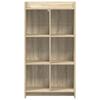 Bookshelf Sonoma Oak 59 x 30 x 111 cm Particleboard
