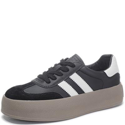 Мода натуральная кожа классические ретро немецкие кроссовки женские спортивные повседневные Forrest новые простые уличные туфли белые туфли женские