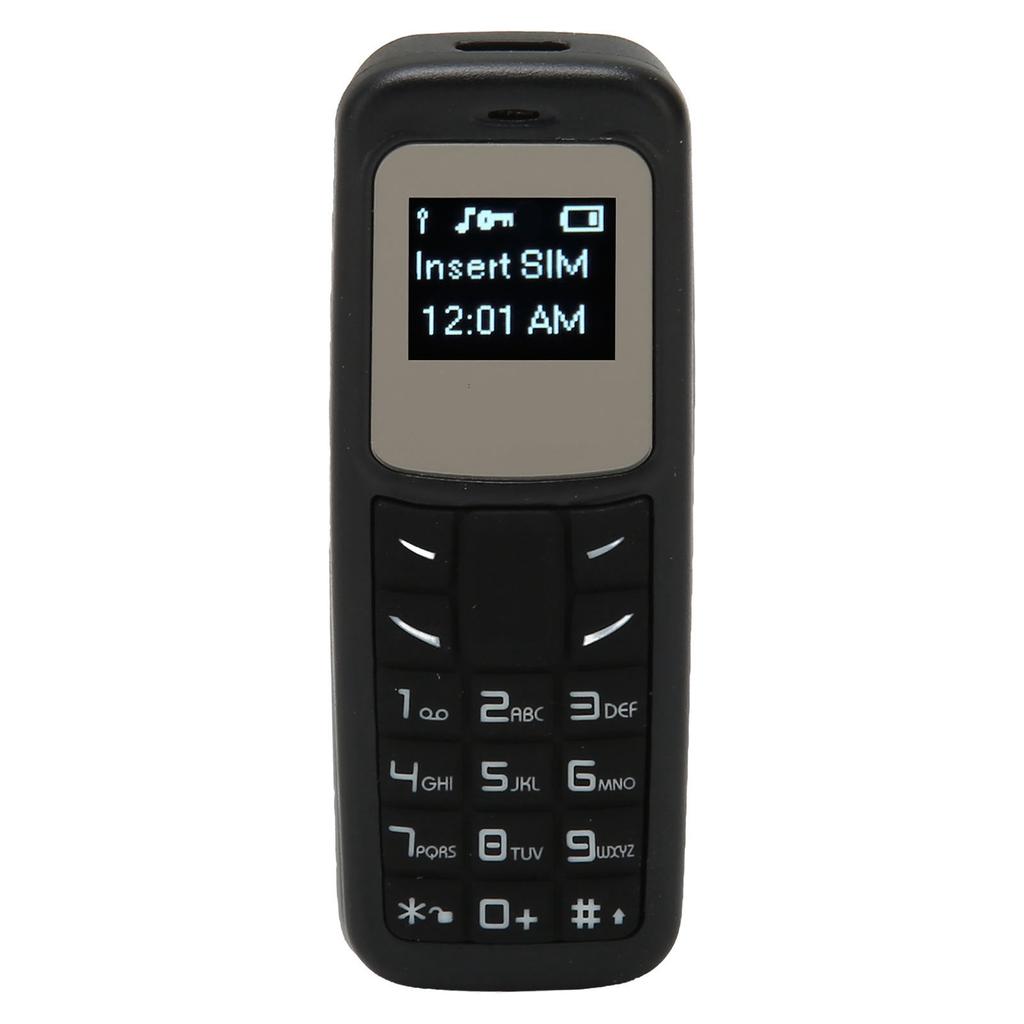 Mobile Cell Phone Small Mobile Phone Headset Dialer with Ear Hook Support SIM 0.66inch