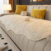 Irregular Shaped Sofa Cushion Four Seasons Universal Non-Slip Winter Short Plush Cushion Leather Sofa Cover Cloth Backrest Towel