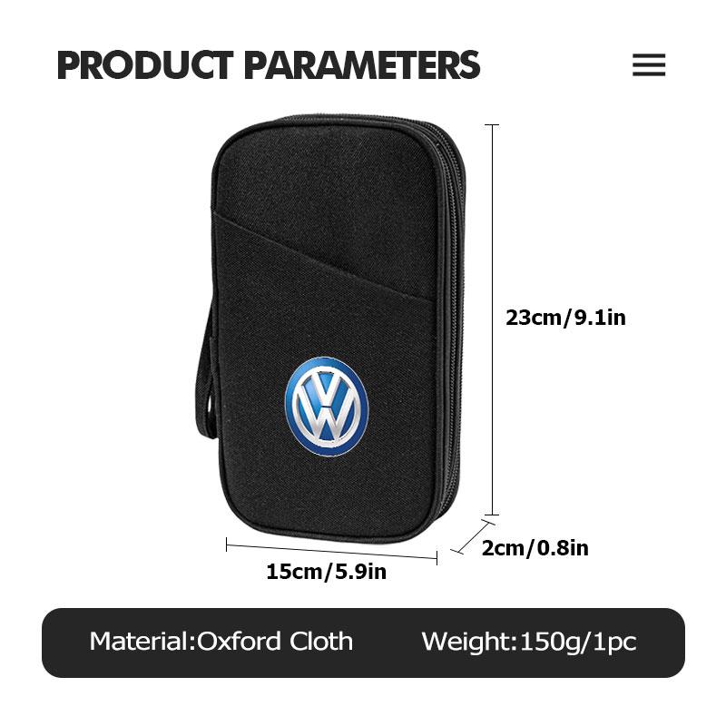 VFHJQ1 Electronic Organizer Shockproof USB Cable Charger U Disk Case For Volkswagen VW Scirocco Jetta Beetle Golf 4 5 6 Passat Polo B5