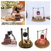 Landscape Playing House Miniatures Campfire Villa Scene Model Fairy Garden Decor Dollhouse Bonfire
