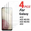 2/4 шт. Защитное стекло для экрана Samsung Galaxy A12 Закаленное стекло для Samsung Galaxy A12 A22 A32 A52 Полное покрытие клеем Защитная пленка