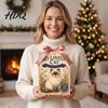 Акриловые елочные украшения Кукла-кошка Адвент-календарь Включает 24 украшения-котенка Милый календарь 2D Плоские подвески-котики для Рождества