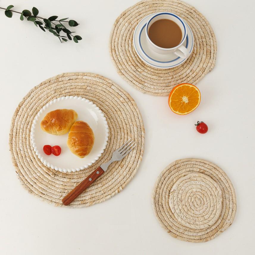 Tassel-Style Non-Slip Insulated Placemat for Bowls & Pots