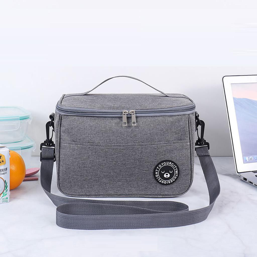 (Софиелес)Изолированная коробка для обеда для пикника, портативная охлаждаемая сумка, водонепроницаемая сумка для обеда большой емкости, сумка для пикника