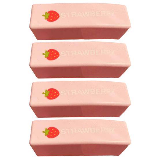 1/2/3/4/5/6Pcs Strawberry Jelly Stick Squeeze Toy Slow Rising Anxiety Stress Relief Chocolate Butter Stick Fidget Sensory Calming Toy