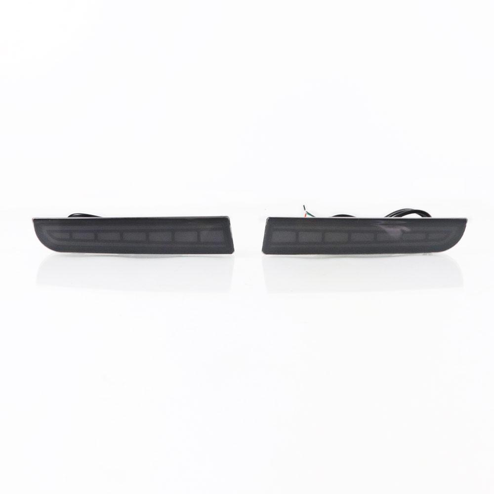 2Pcs For Mitsubishi Lancer EVO 2008-2017 Evolution X CZ4A Outlander Sport RVR ASX LED Rear Bumper Reflector Tail Brake Light