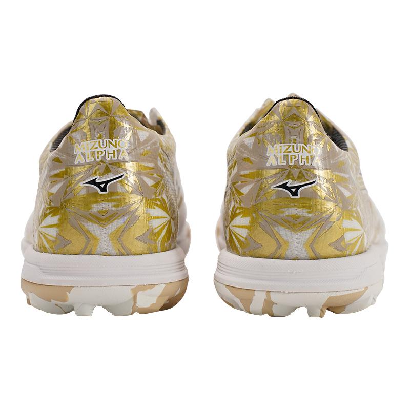 Mizuno Альфа Искусственная трава AG (Гелевые короткие шипы) Амортизирующие Дышащие Футбольные Бутсы Мужские кроссовки Platinum P1GD246250