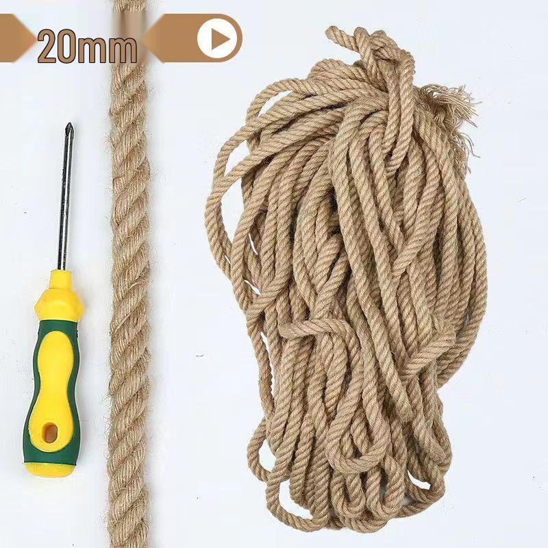 Ретро пеньковая веревка для DIY когтеточки, декора горшка, поделок из шин, плетения ваз и обмотки труб кондиционера