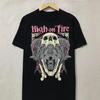 Винтаж HIGH ON FIRE Группа Любитель Музыки Хлопок Черный Все Размеры Унисекс Футболка TR186