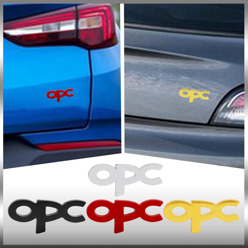3D Аксессуары для автомобиля Металлический Логотип OPC LINE Значок на Переднюю Решетку Автомобиля Наклейка-Эмблема на Крыло Багажник Для Opel Corsa Astra H J G K Insignia Cy7