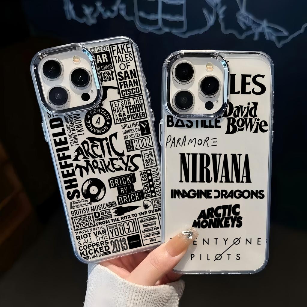 Модный черный чехол для телефона Arctic Monkeys A- Для iPhone 17 16e 16 15 14 13 12 11 mini Pro Max X XR XSMAX 8 7 Air Plus Мягкий чехол