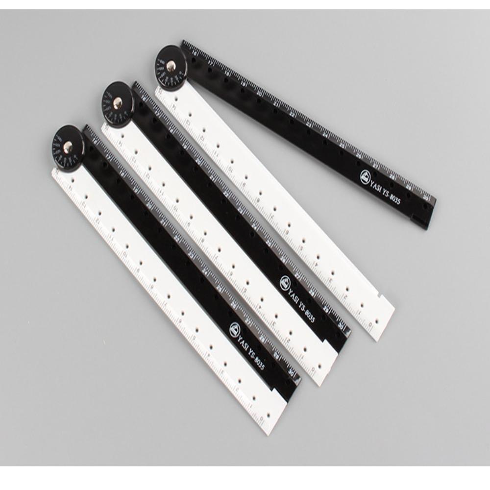 Складная линейка с прозрачной шкалой, нетоксичная, для начальной школы, канцелярская линейка для учеников