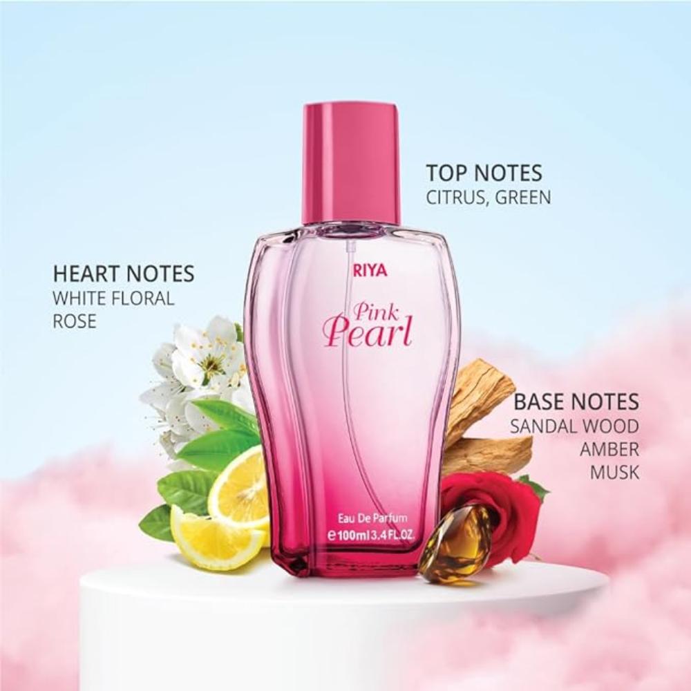 RIYA PINK PEARL для женщин Парфюмированная вода-спрей «Цитрусовая роза» 100 мл Стойкий аромат/Модный аромат/Довольно розовый/Люби себя