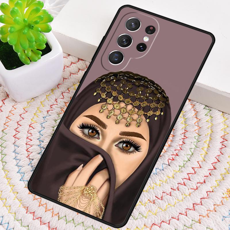 Арабская женщина в никабе Чехол для iPhone с изображением лица для Samsung Galaxy note 10 pro S26 Ultra S23 S24 FE S25 S21 S22 PLUS ударопрочный Чехол