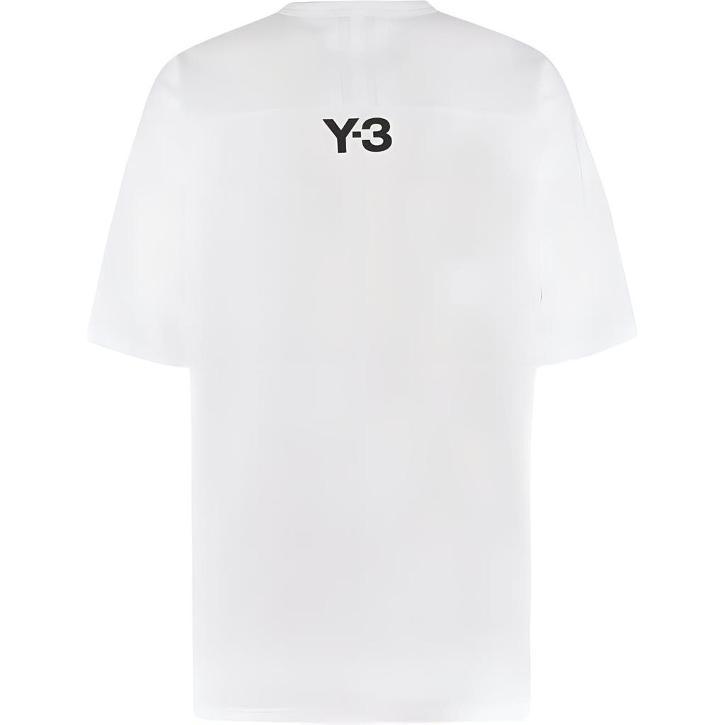 Y-3 CH1 Футболка в полоску большого размера, белые мужские топы HG6090