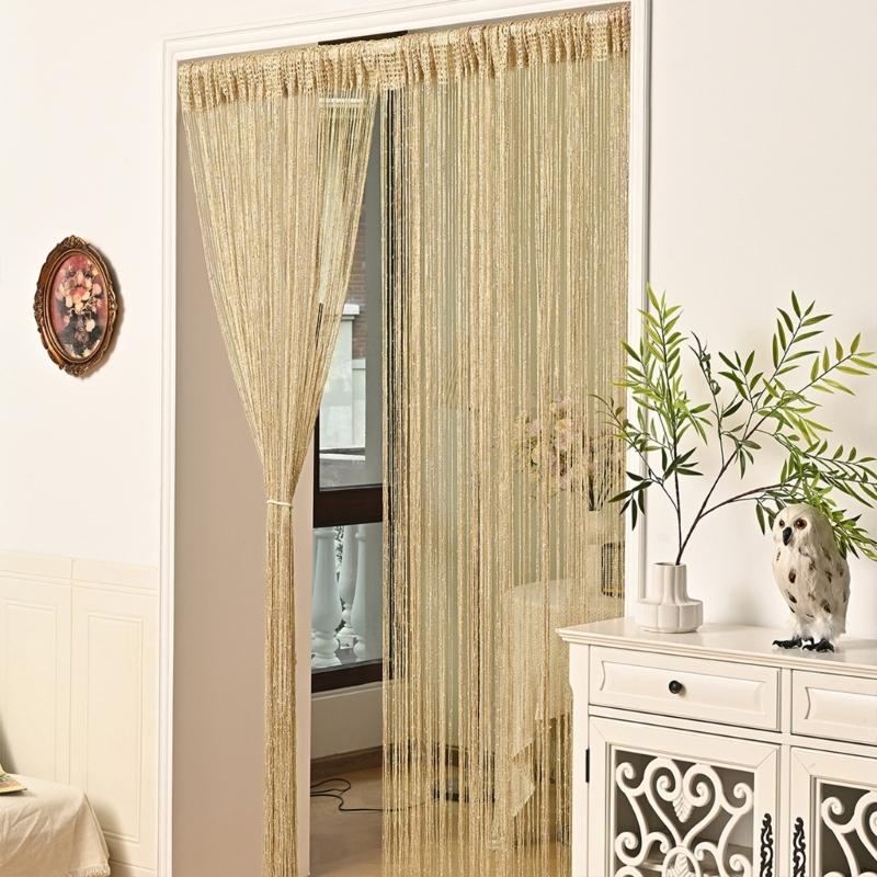 Современная кружевная штора на окно от комаров Тонкая полиэстеровая ткань Простой ремонт дома