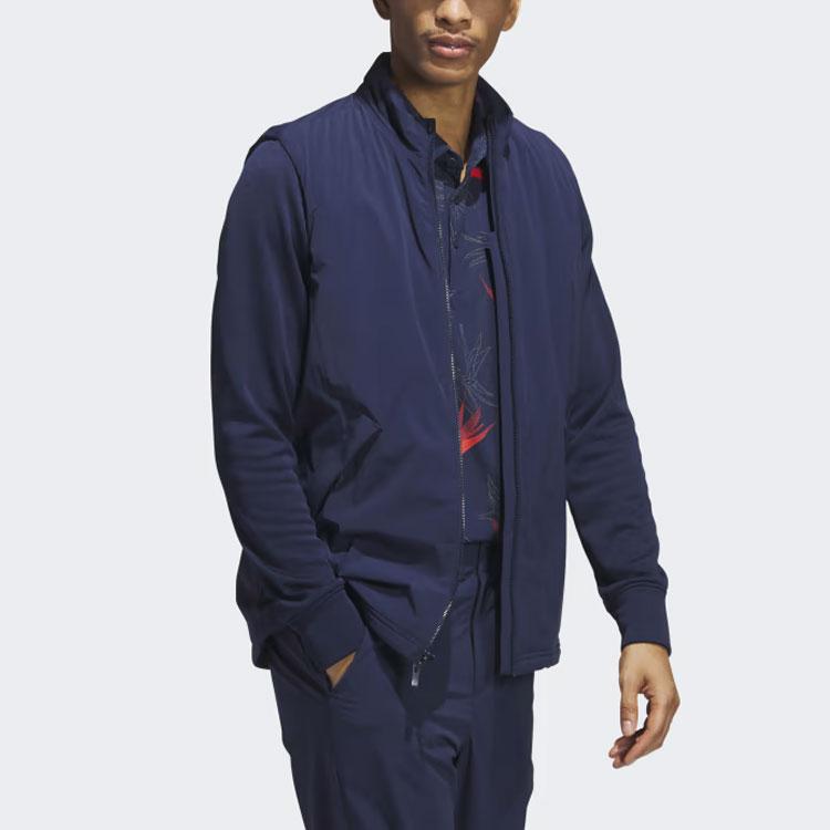 Adidas Ultimate365 Tour Frostguard Full-Zip Padded Jacket Men Jacket Navy-Blue IJ9652