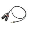 ONKODO 2534 Y-образный кабель 4,4 мм 5-контактный штекер XLR штекер x2 1,2 м