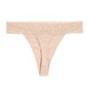 Be You Womens/Ladies Lace Trim Cotton Thong (Pack of 5)