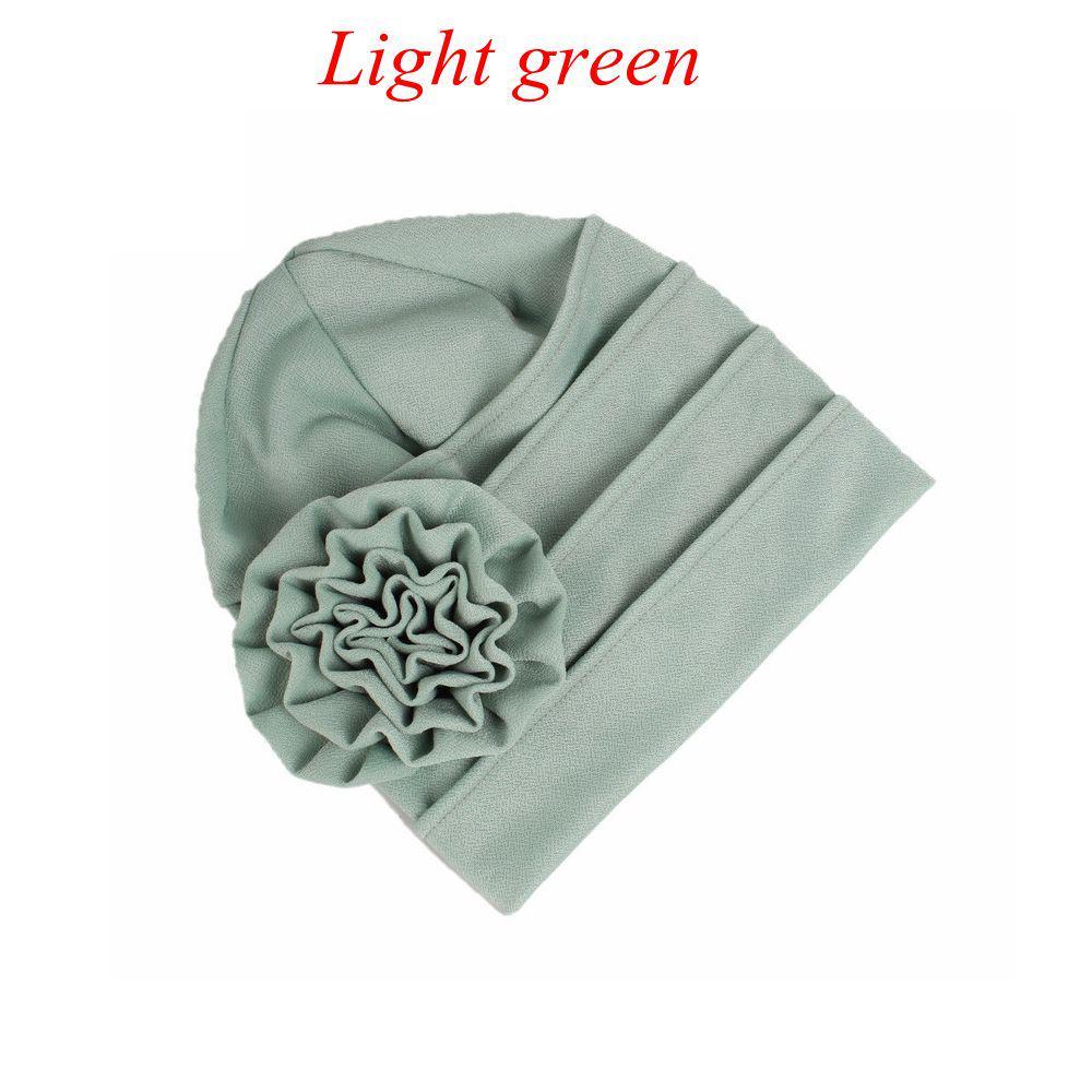 Женская мода на открытом воздухе, шляпа с цветком от рака, тюрбан для химиотерапии, шапка-бини, мешковатая кепка, хиджаб