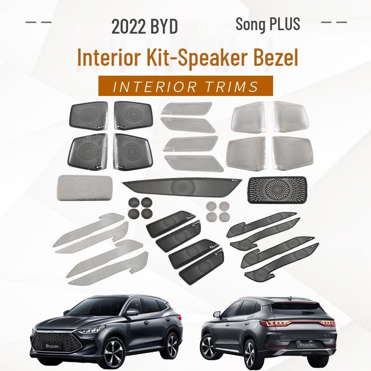BYD Song PLUS Внутренняя ручка и подлокотник Отделка динамика из нержавеющей стали для моделей 22 года