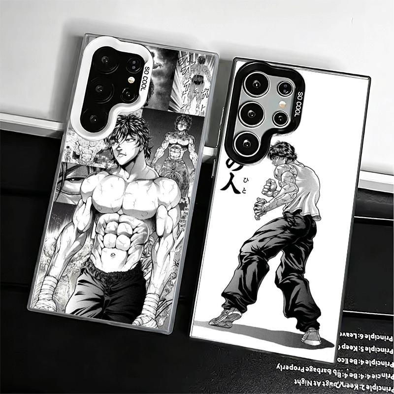 Противоударный чехол для телефона Baki the Grappler Anime для Samsung Galaxy S26 Edge S25 Ultra S24 FE S23 Plus S21 Чехол Защита от падения Fundas
