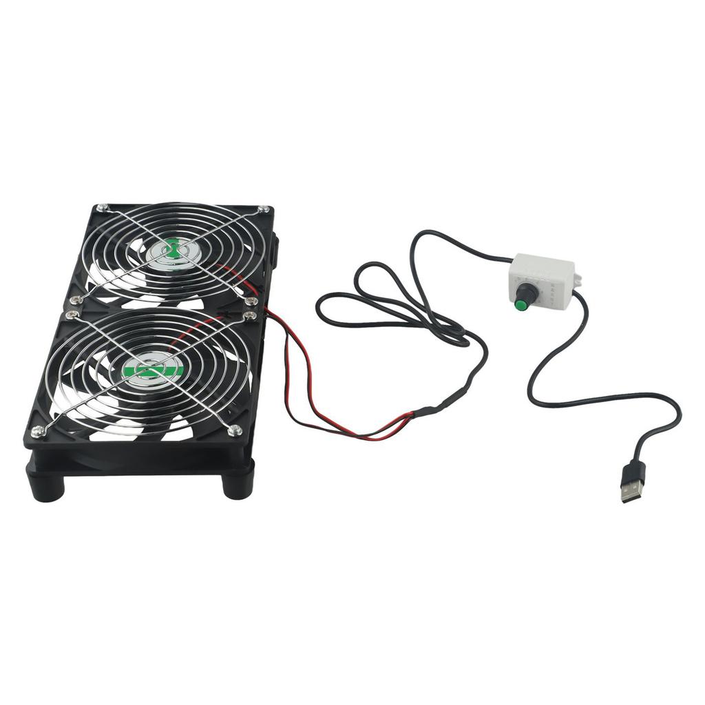 Infinite Adjustment Feature in a Quiet 5V USB Chassis Cooler Essential for Router & Console Lifespan Extension