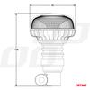 Mini Rooster Warning Lamp 18 Led Flex R65 R10 12-24V W21Pl Amio-02921