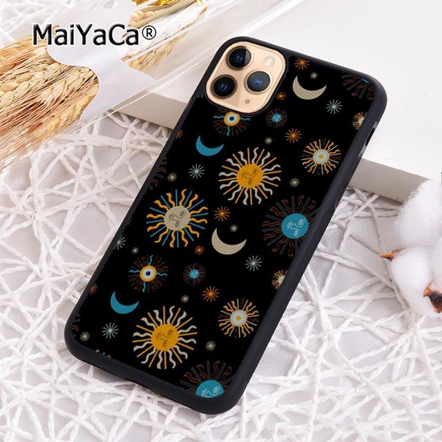 MaiYaCa Чехол для телефона с изображением солнца и луны для iPhone 17 Air 16 15 plus 11 12 13 14 pro max корпус coque
