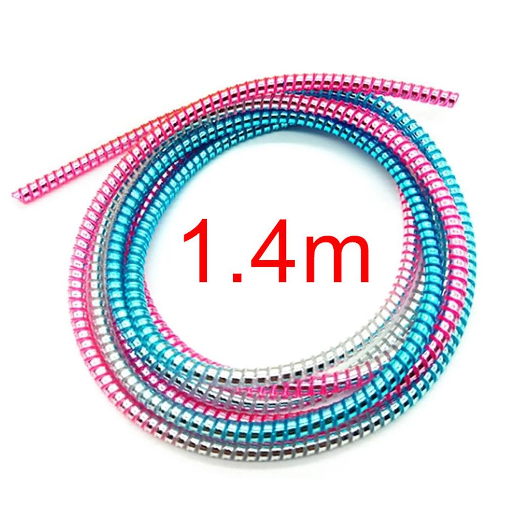 Earphone 1.4M USB Cable Protector Cable Winder Organizer Charging Data Line Cable Protection Wrap