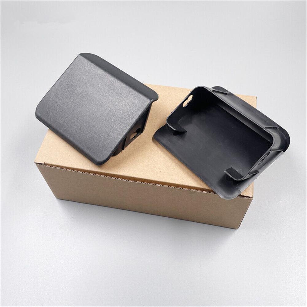 1 Pair 2pcs Front Bumper End Cap Black Fit For Jeep Wrangler 1996-2006