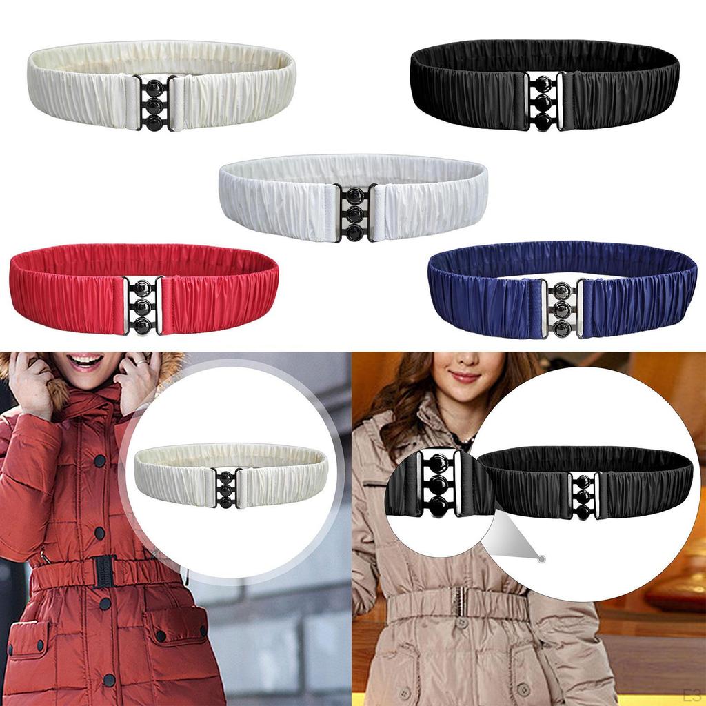 Эластичный поясной ремень Повседневный элегантный пояс для зимней верхней одежды