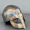 Medieval Knight Steel Norse Viking Helmet-Larp, Cosplay Roleplay Halloween Costume