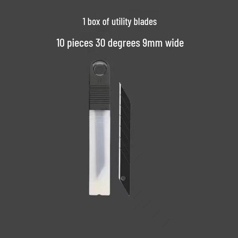 Универсальный нож из высокоуглеродистой стали с черным лезвием для резки обоев и художественных работ