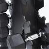 Triangular Dumbbell Rack Angled Side Fitness Storage Matte Finish for Gym