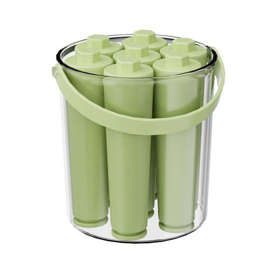 Long Ice Cube Tray, Cylindrical Ice Mold for Water Bottle, BPA-Free Flexible Freezer Tray for Cold Brew Coffee, Juice, Whiskey