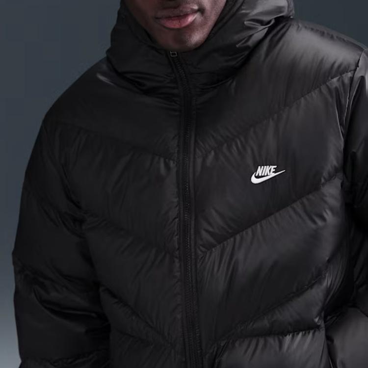 Nike Мужская пуховая куртка Windrunner Statement 'Черный' HQ7790-011