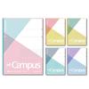 KOKUYO Note Smart Campus Limited B5 Dotted A-lined Clear Pastel 5-Book Pack No-GS3CAT-L5X5