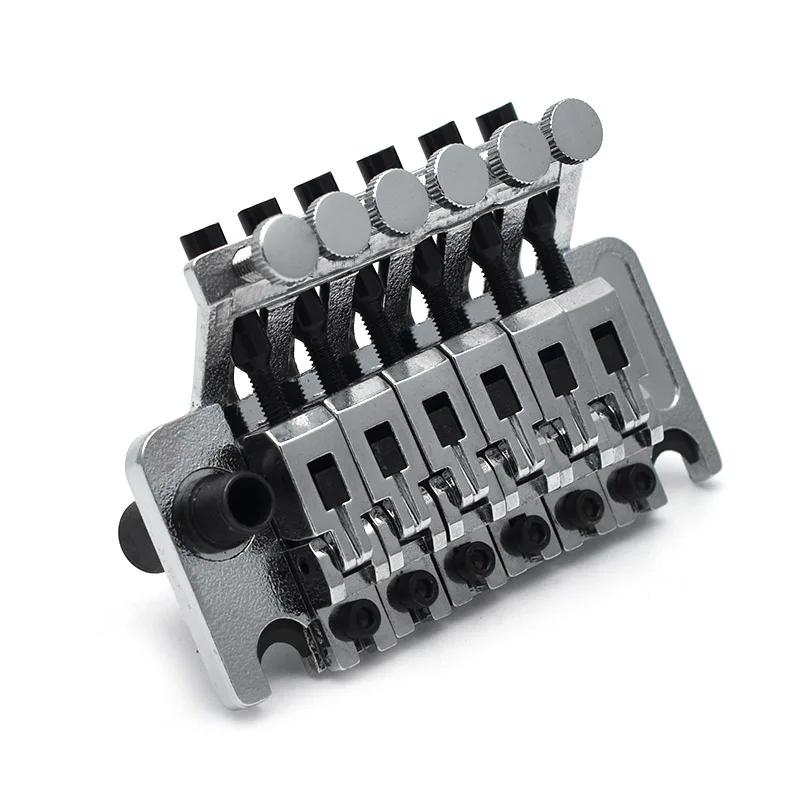 Двухточечная система тремоло-бриджа с рычагом для электрогитары, Цвет Черное Золото Хром, Гитарная Деталь