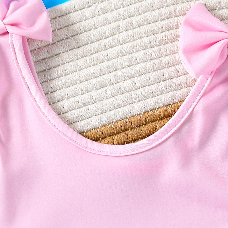 2025 Girls' Ruffle Fish Scale Mermaid Swimsuit - Cute Little Princess Style Swimwear