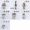 External Internal Female-Male Stainless steel Threaded Home Improvement Plumbing fitting Pipe Fittings Hardware Adapter