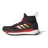 adidas Terrex Free Hiker Gtx Удобные походные ботинки Нескользящие Дышащие Высокие Открытые Функциональные Ботинки Женские Походные Ботинки Черно-Красные FW1172