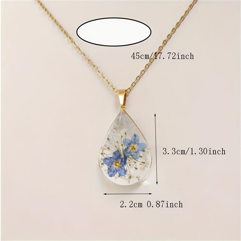 И кружевные прессованные цветы королевы Анны символизируют «Не забывай меня», ожерелье из прессованных цветов ручной работы, уважение к диким цветам, настоящая любовь и аксессуары