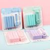 With 1 Refills Push-pull Eraser No Debris Refillable Pencil Erasers Without Leaving Marks Sliding Rubber Eraser