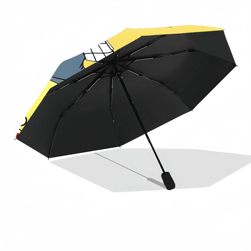 Custom Name Bibi Blocksberg Theme Automatic Umbrella, Lightweight & Portable, 8 Rib, Perfect for Outdoor Travel, Birthdays, Christmas, Gifts.